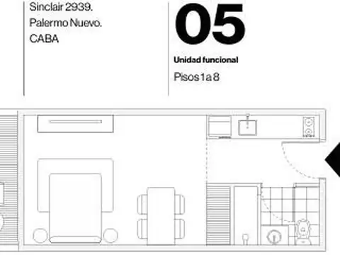 Departamento en Venta al Sur