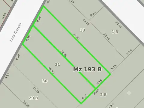 Venta lote en centro tigre total 712 m²