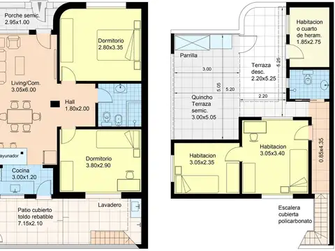 Depto Tipo Casa en Venta de 5 ambientes