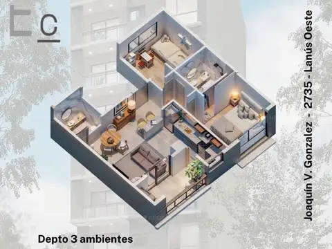 Departamento Monoambiente  en Venta en Lanús Oeste, Lanús, G.B.A. Zona Sur