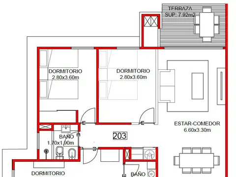 Las Hiedras al 1100 - Alto los Robles