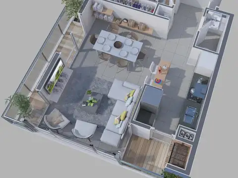 Departamento en Venta con 1 cocheras