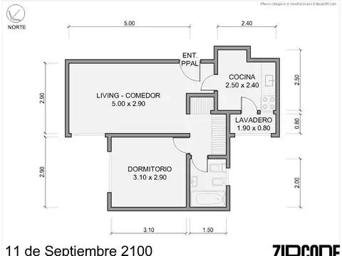Departamento en Venta de 2 ambientes