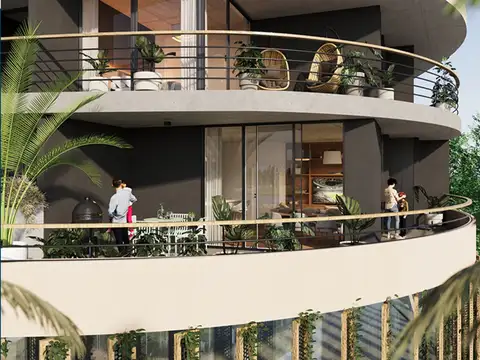 Departamento Monoambiente con 1 baño