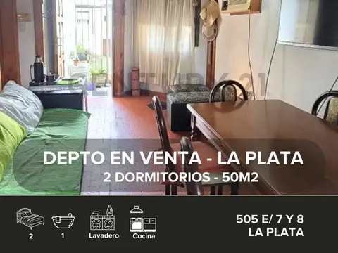 Departamento en venta  La Plata