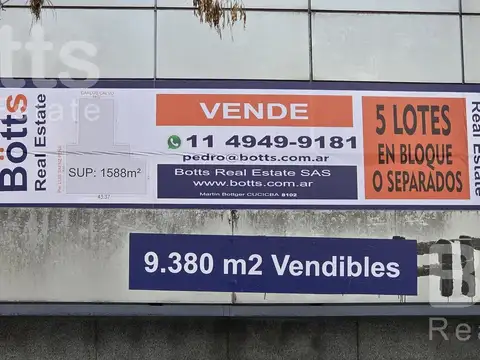Terreno en Venta de 9380,0 m2