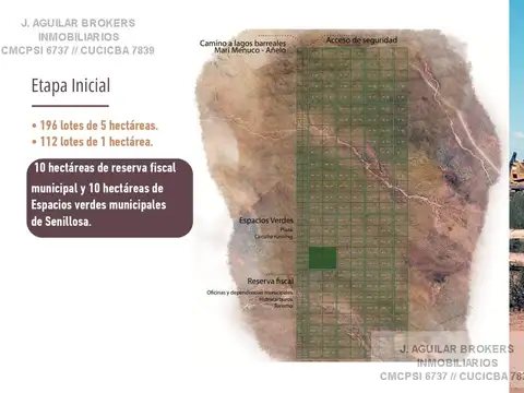 Terreno en Venta 50.000  mts Fondo