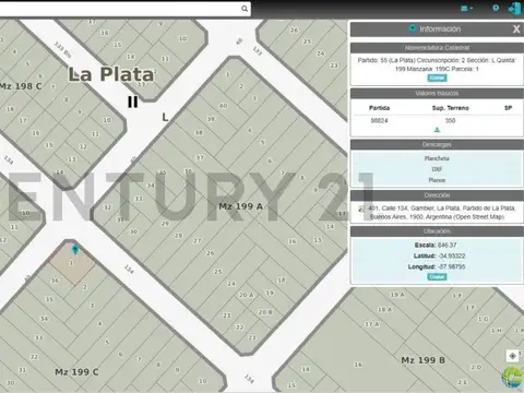 40 esquina 134 , Piso 0