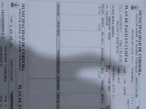 Terreno en Venta 24  mts Fondo