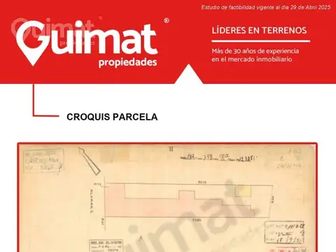 Terreno en Venta de 443,0 m2