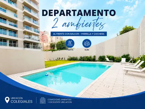 VENTA DEPARTAMENTO 2 AMBIENTES ORTUZAR BALCON