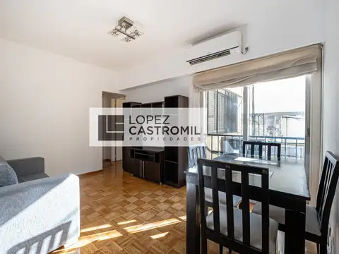 IMPECABLE 2 AMBIENTES! BALCÓN FRANCÉS! Todo luz y sol! Amoblado y Equipado! Apto profesional! ÚNICO! OPORT!