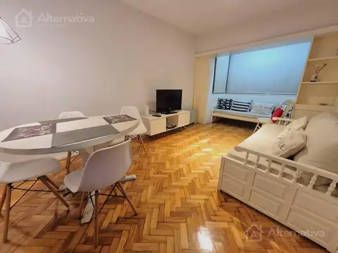 Alquiler temporario mensual 2 ambientes recoleta