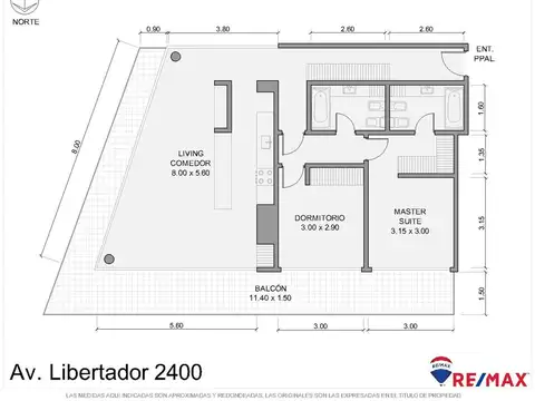 Departamento en Alquiler con 1 cocheras