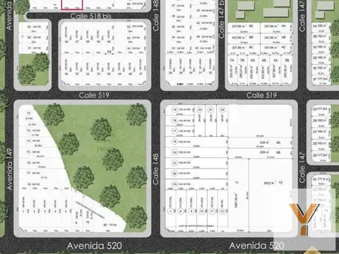 Terreno en Venta 27  mts Fondo