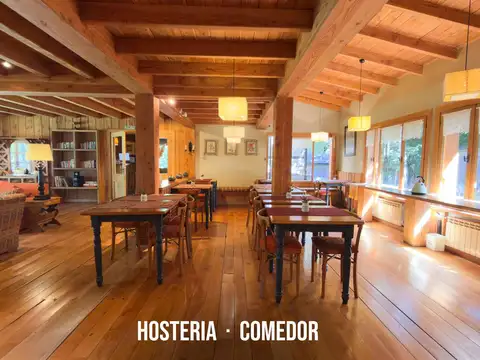 VENTA - Hostería en pleno centro de Villa La Angostura – 14 hab. – Lote 2.500 m² – FOT 90%