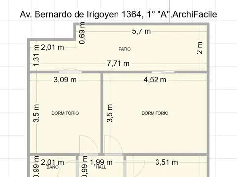 Departamento en Venta de 3 ambientes
