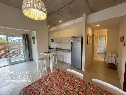 Departamento 2 ambientes con 2 baños