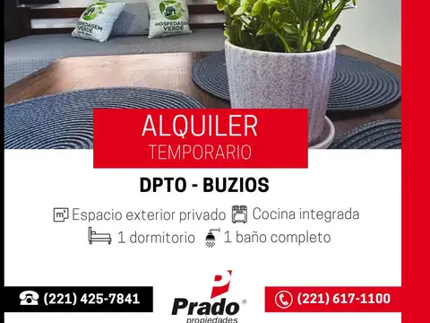 Dpto a metros de Playa Tartaruga - Area Exterior Privada