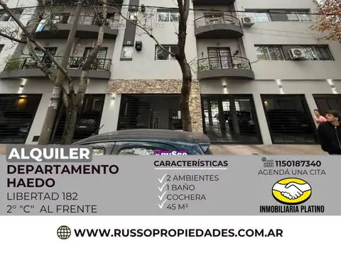 Alquiler Departamento 2 Ambientes en Haedo, Moron