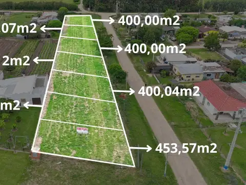 Vento terreno lotes Empalme Olmos sobre Ruta 8