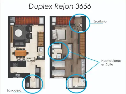 Departamento en Venta de 3 ambientes