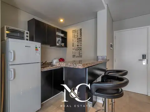 Departamento 2 ambientes con 1 baño