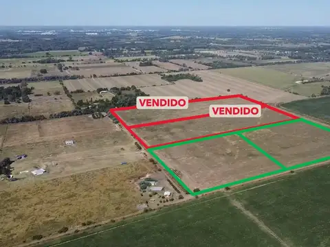2 Parcelas agricolas de 5 has c/u en Venta, cercania ruta 6