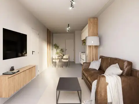 Departamento 2 ambientes con 1 baño