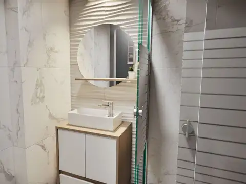 Departamento Monoambiente con 1 baño