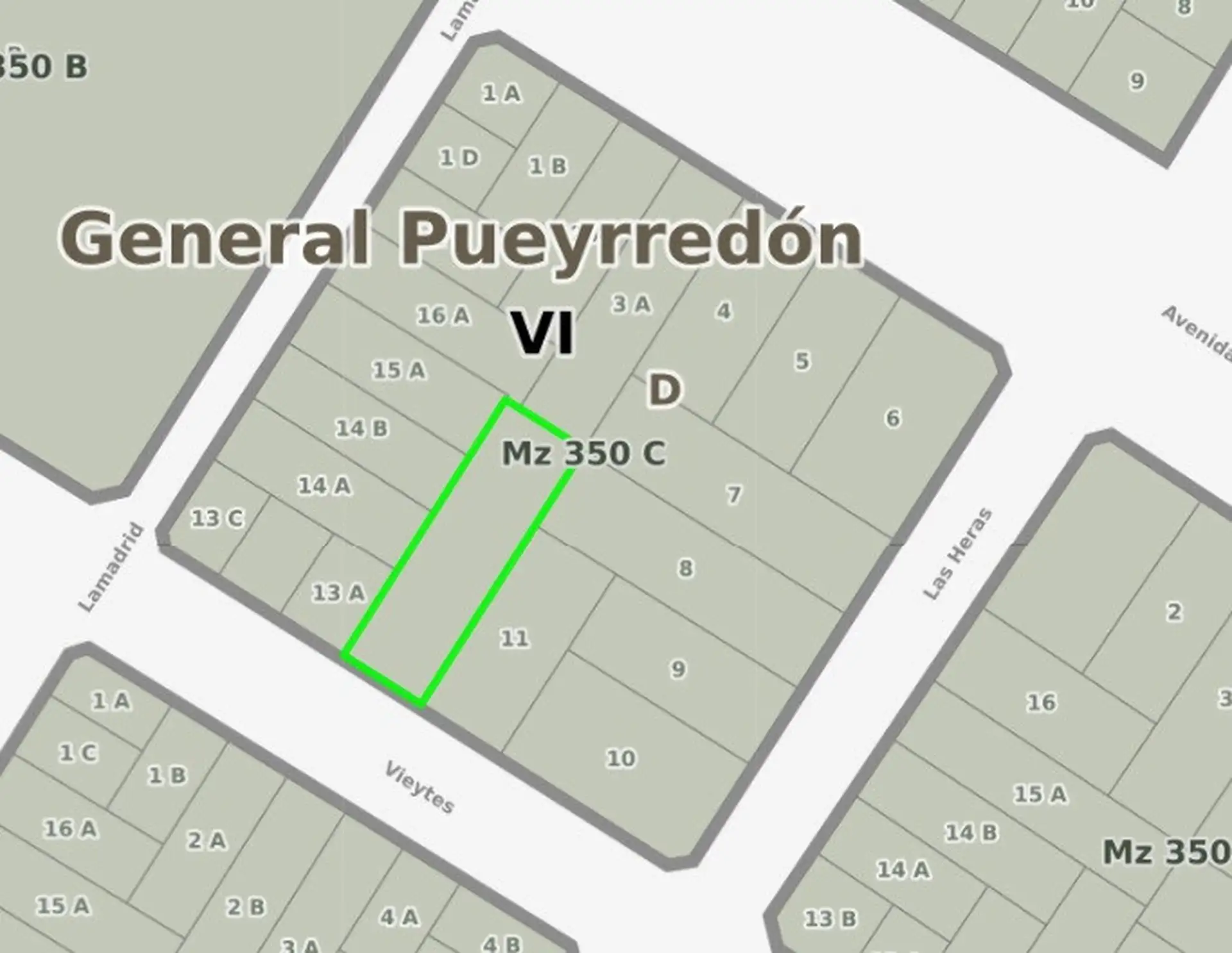 Lote en Venta 559m² en Vieytes 1700