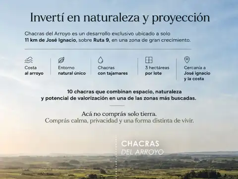 Chacra en venta de 3m2 ubicado en Puntas De Jose Ignacio