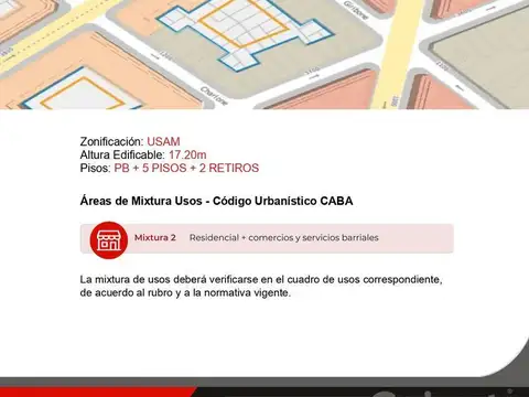 Terreno en Venta en Chacarita, USD 178.000