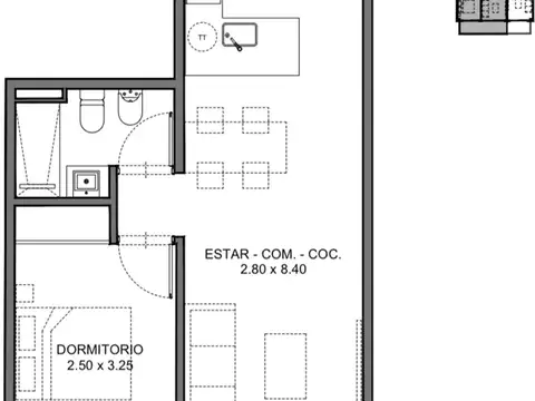 Venta Departamento 2 Ambientes Devoto