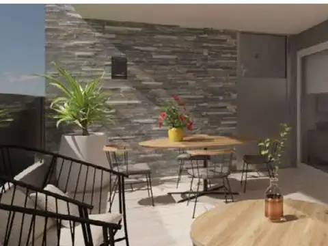 Departamento 2 ambientes con 2 baños