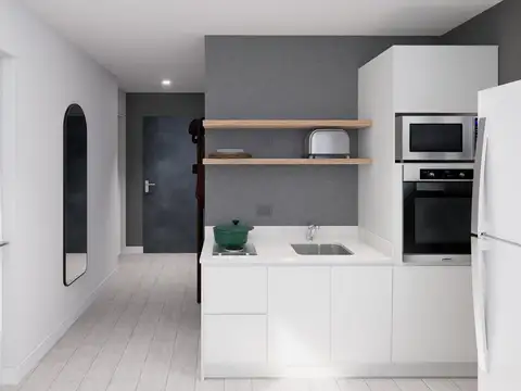 Departamento Monoambiente con 1 baño