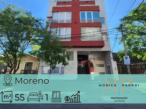 DEPARTAMENTO EN VENTA EN MORENO CENTRO – 2 AMBIENTES CON BALCÓN Y ASCENSOR