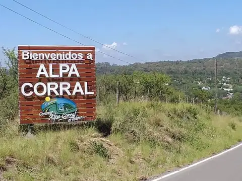 Venta Terreno 5.346m2 - Alpa Corral, Córdoba