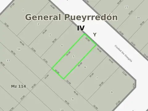 Terreno en Venta de 300,0 m2