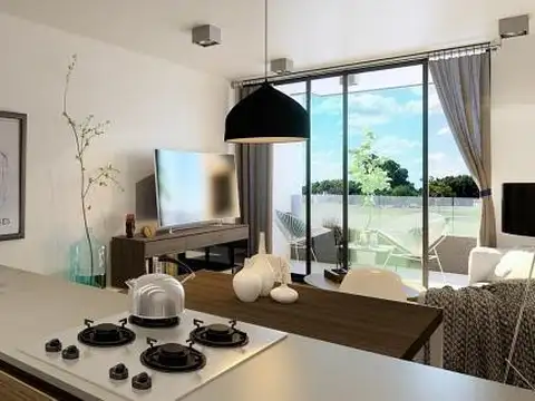 Departamento 2 ambientes a estrenar en Canning Center.