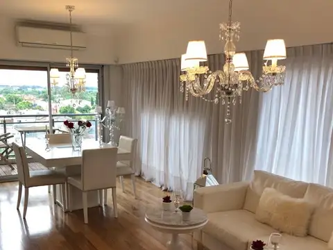 EXCELENTE TRES AMBIENTES CON COCHERA, EDIFICIO CON SUM Y PILETA. SEGURIDAD. QUILMES CENTRO.