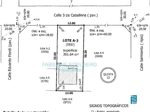 Terreno en Venta 12  mts Frente