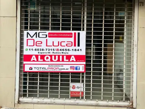 Local en alquiler en ramos mejia 28 mts.