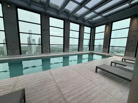 Departamento 1 ambiente en torre de categoría. Puerto Madero.