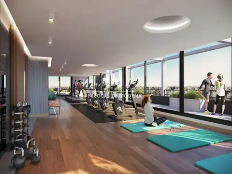 Venta Apartamento de 2 Dormitorios en Piso alto al frente. Pocitos - Montevideo.