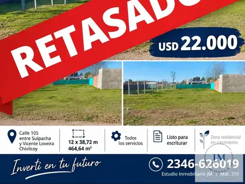 Terreno en venta - Chivilcoy