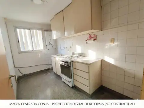 Departamento 3 ambientes con 1 baño
