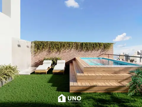 Departamento Monoambiente con 1 baño