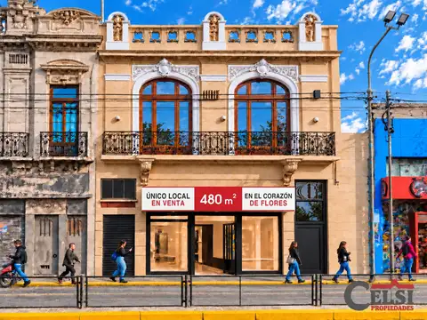 Local + PH en Av. Rivadavia 7126, Flores | 480 m² | A metros del Centro de Transbordo | Ideal grandes marcas, gastronomía o comercio de gran escala