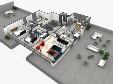 Departamento en Venta de 4 dormitorios